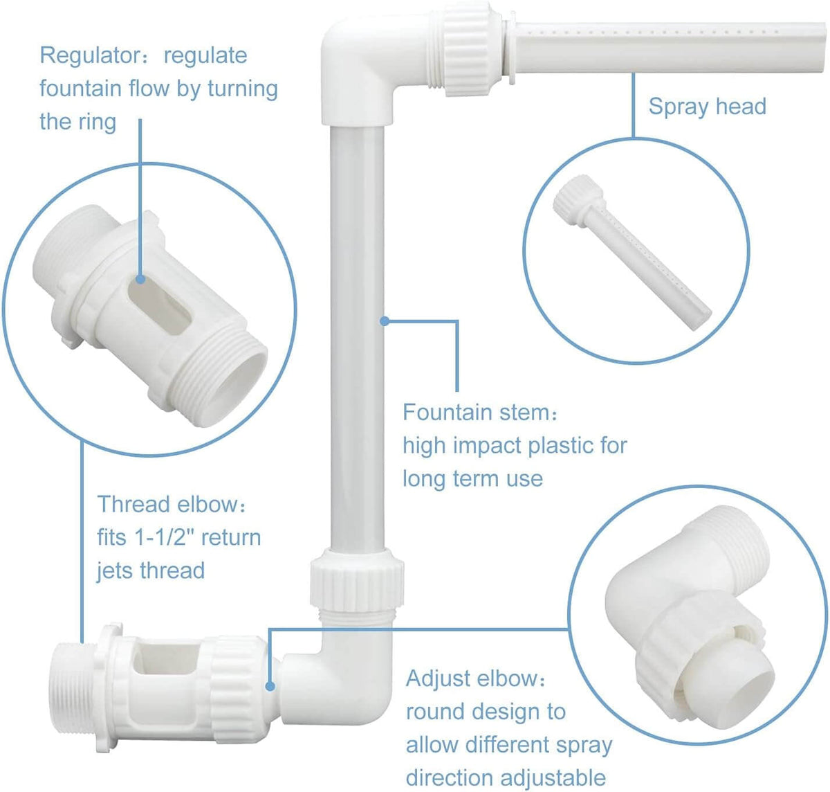 Pool Fountain Sprayer