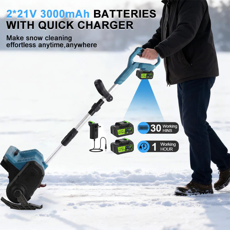 12 inches Cordless Snow Shovel with 2 Batteries