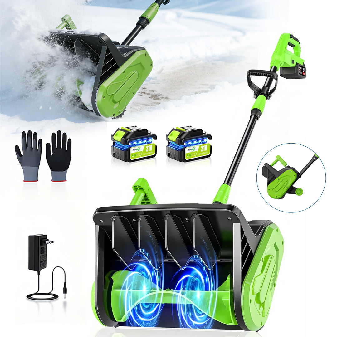 16 inches Electric Snow Shovel Plus with 2 Batteries