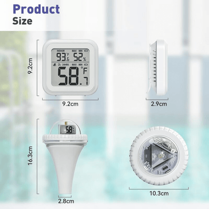 Wireless Pool Thermometer With Digital Floating