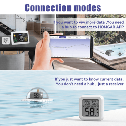 Wireless Pool Thermometer With Digital Floating