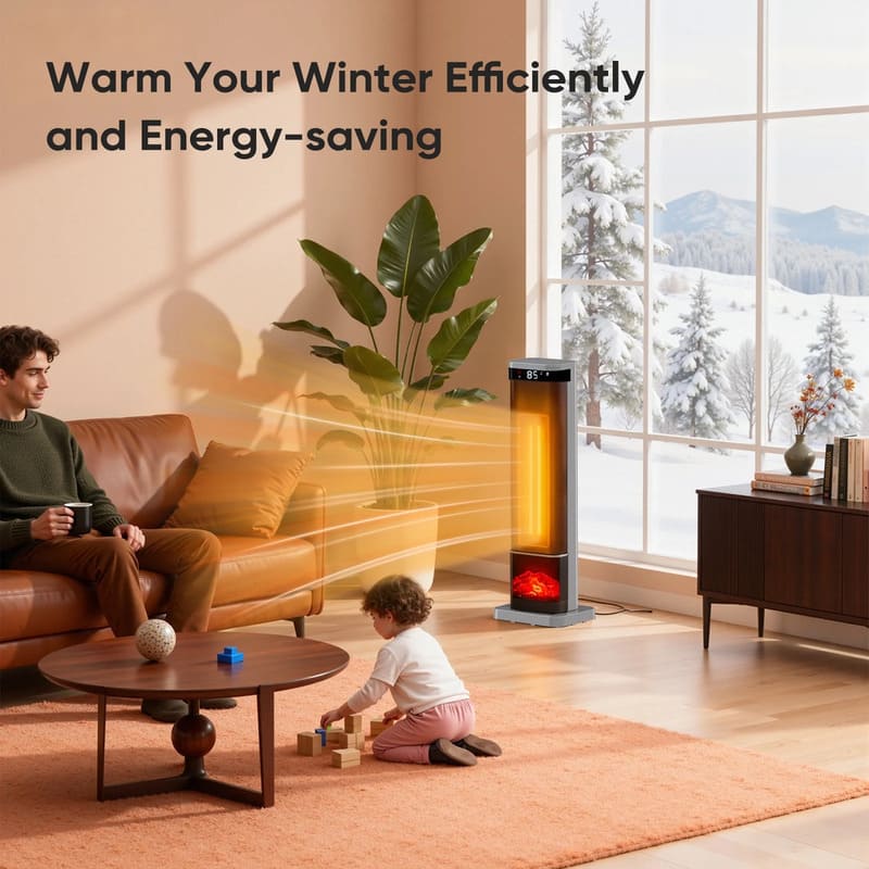 2 in 1 Portable Ceramic Heater & Humidifier