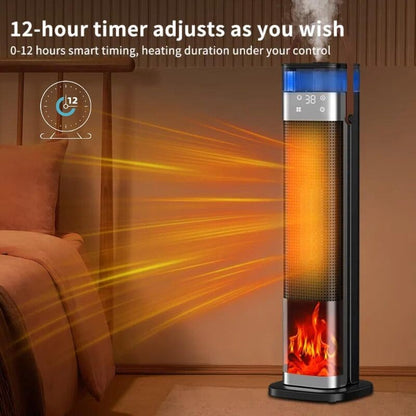 2 in 1 Portable Ceramic Heater & Humidifier