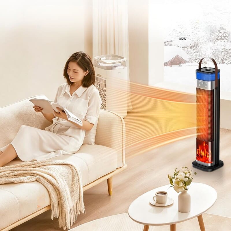 2 in 1 Portable Ceramic Heater & Humidifier
