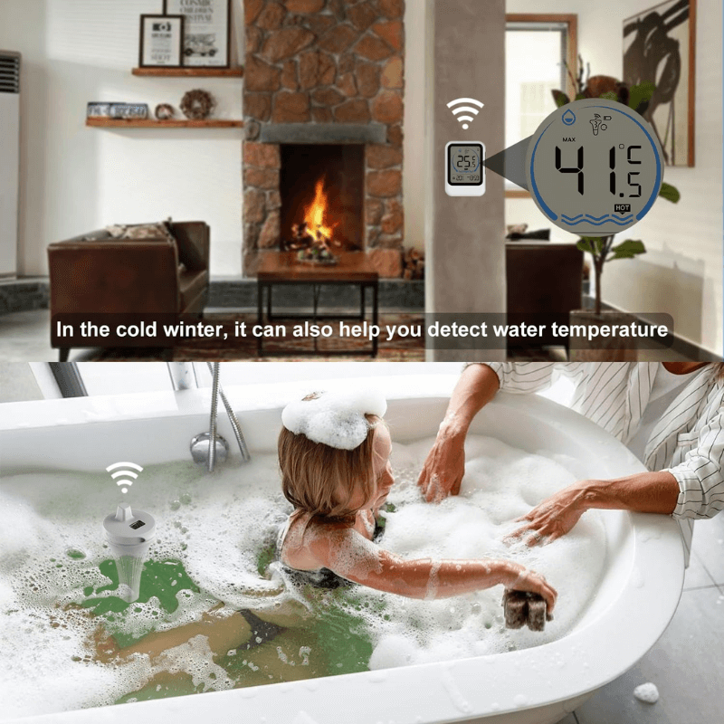 Wireless Pool Thermometer With Digital Floating