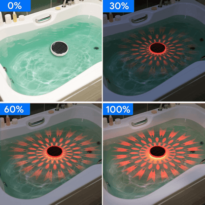 Solar Floating Pool Lights with UV Sterilization (2 Pack)