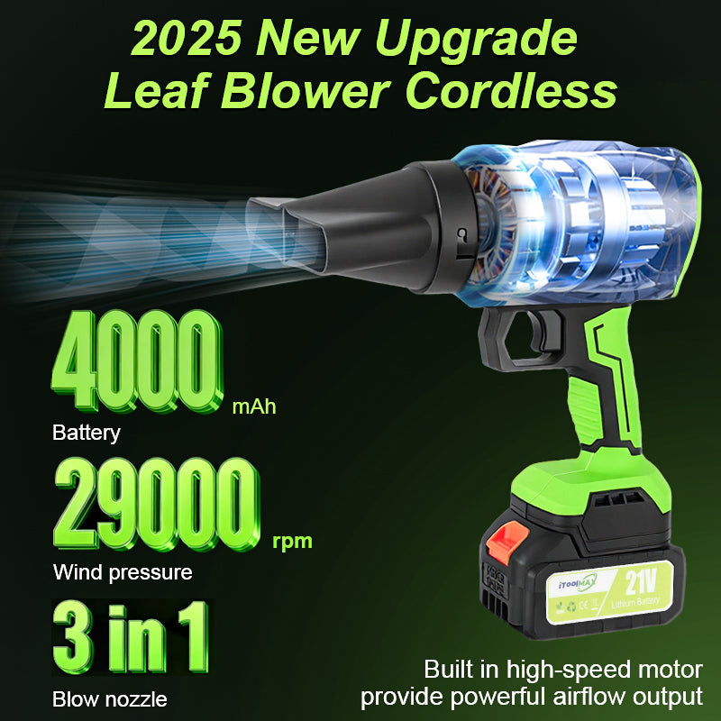 3 in 1 Brushless Cordless Leaf Blower Pro